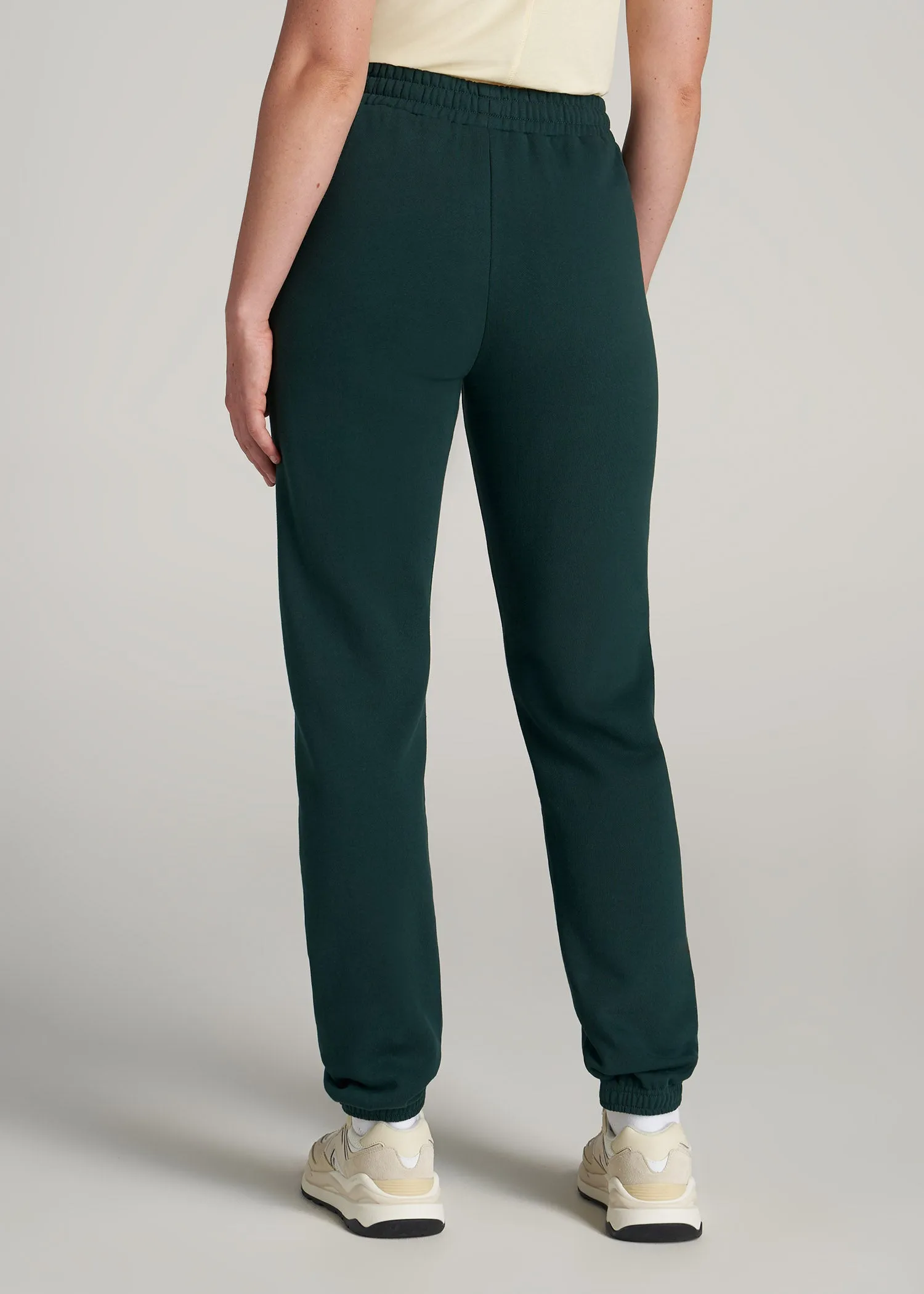 Wearever Fleece Relaxed Sweatpants for Tall Women in Emerald sold by American Tall product image thumbnail 5