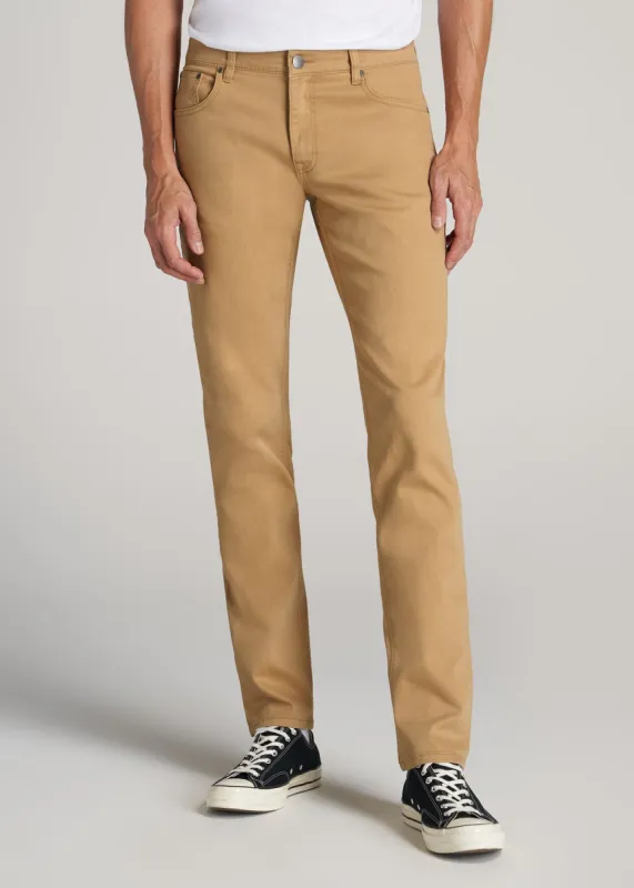 Carman TAPERED Jeans for Tall Men in Desert Sand sold by American Tall