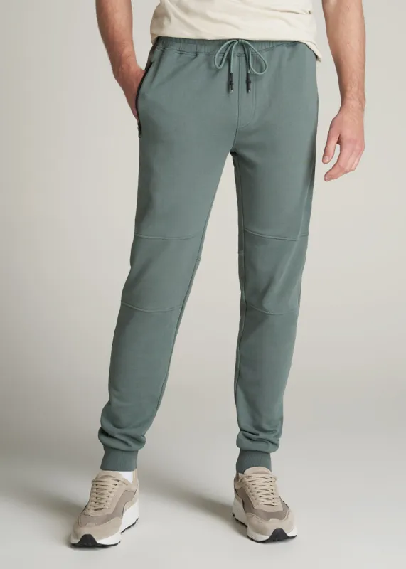 Wearever French Terry Men's Tall Jogger in Malachite Green sold by American Tall