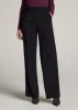 Pleated WIDE Leg Dress Pants for Tall Women in Black sold by American Tall