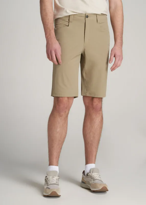 Hiking Shorts for Tall Men in Tan sold by American Tall