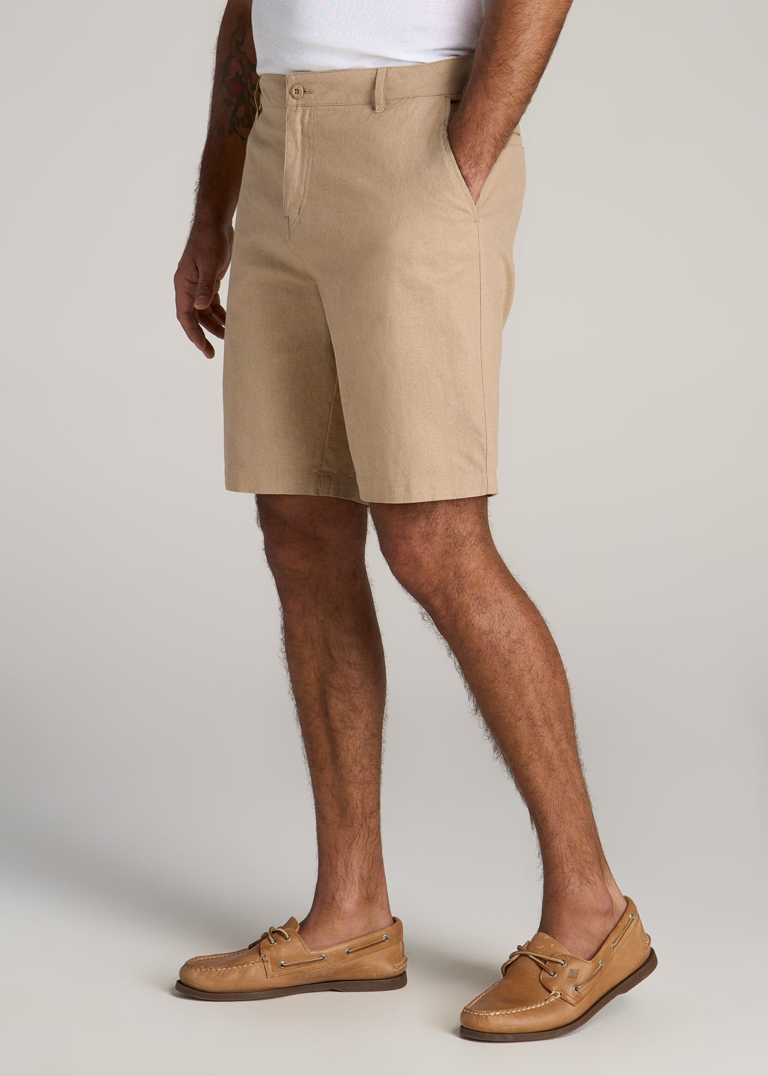 Linen Shorts For Tall Men in Hazelwood sold by American Tall product image thumbnail 3