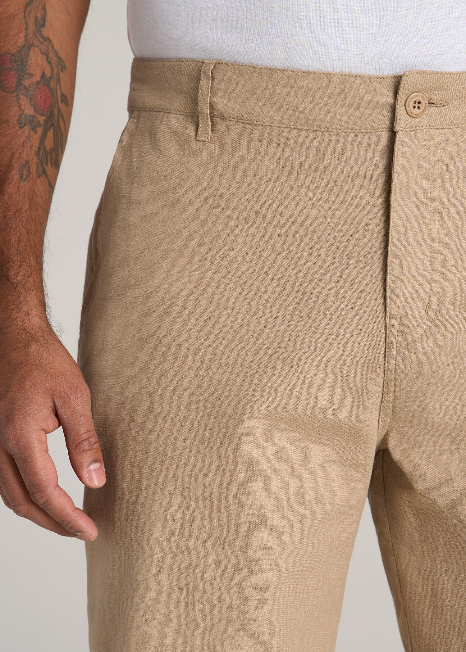 Linen Shorts For Tall Men in Hazelwood sold by American Tall product image thumbnail 2
