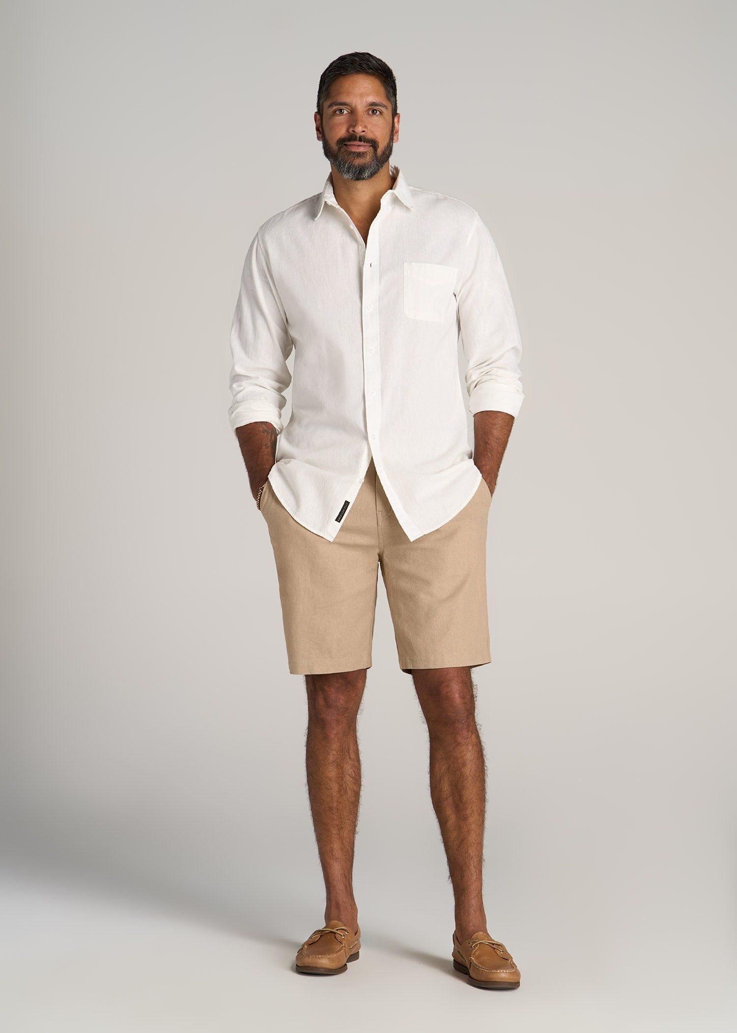 Linen Shorts For Tall Men in Hazelwood sold by American Tall product image thumbnail 4