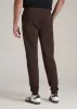 Tall Men's Utility Fleece Joggers in Espresso sold by American Tall