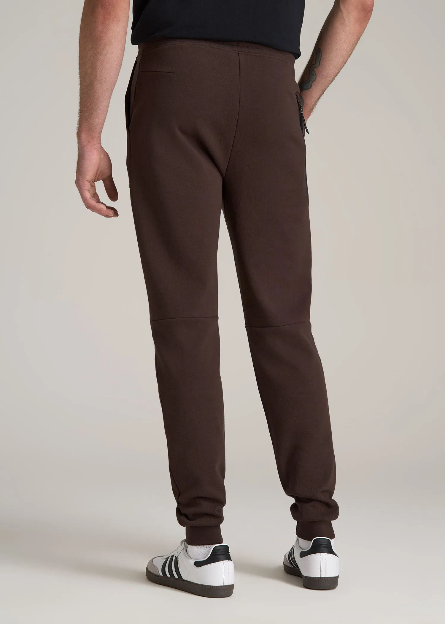 Tall Men's Utility Fleece Joggers in Espresso sold by American Tall product image thumbnail 5