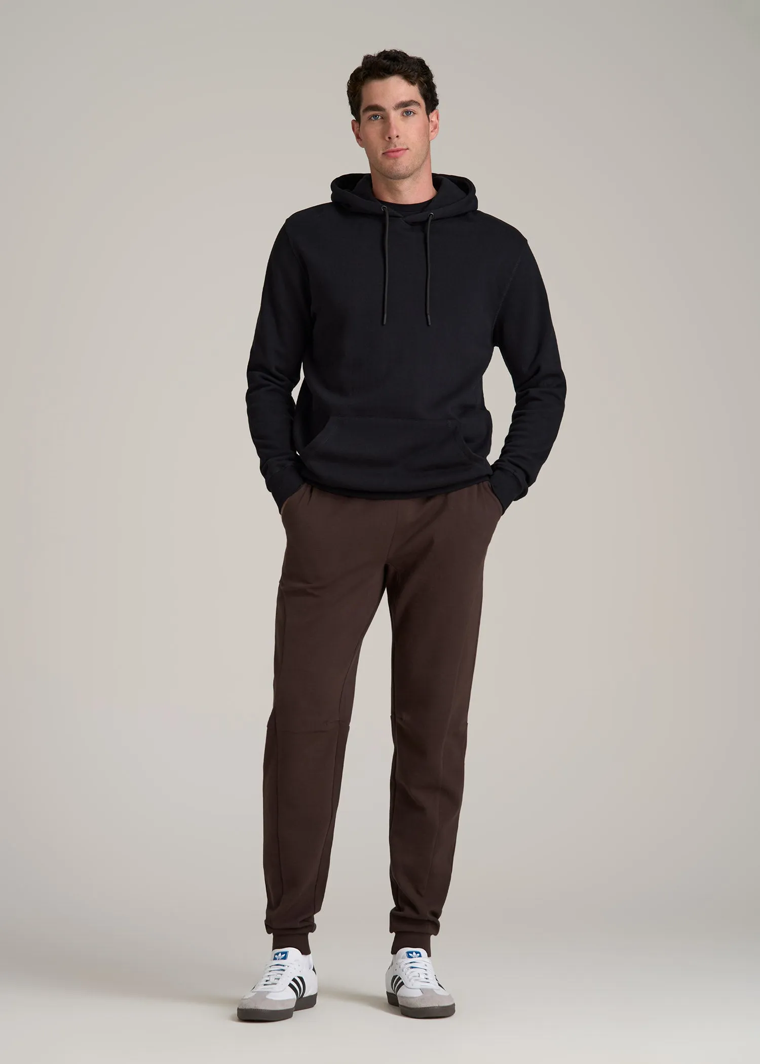 Tall Men's Utility Fleece Joggers in Espresso sold by American Tall product image thumbnail 4