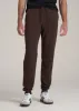 Tall Men's Utility Fleece Joggers in Espresso sold by American Tall