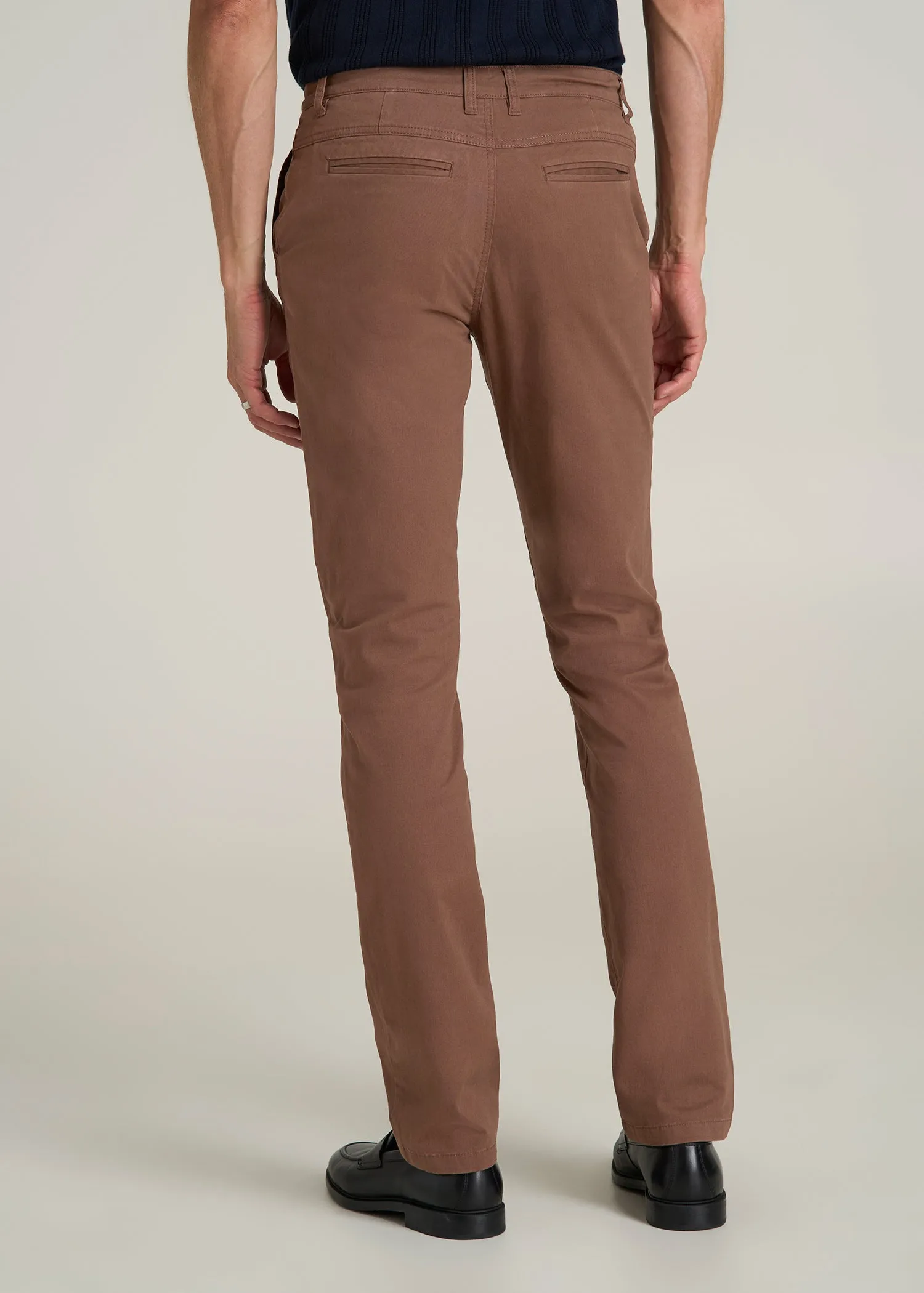 Carman TAPERED Chinos for Tall Men in Otter Brown sold by American Tall product image thumbnail 5