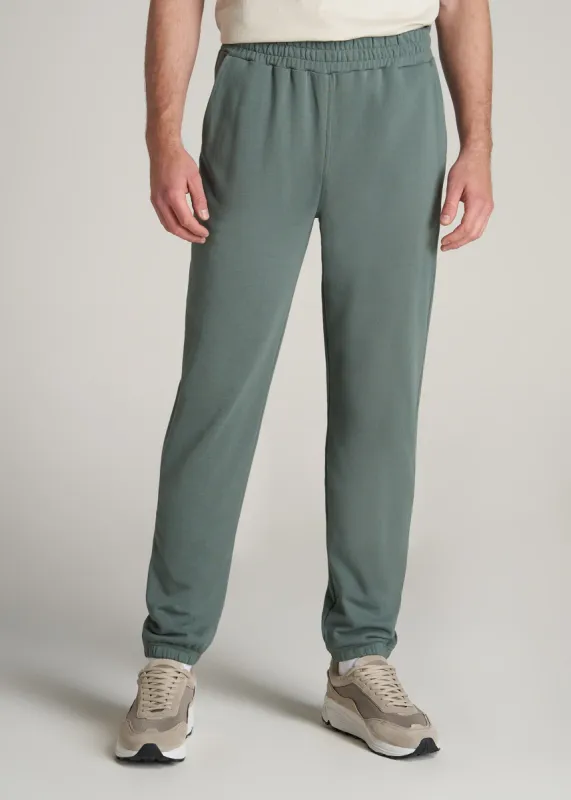 Wearever French Terry Sweatpants for Tall Men in Malachite Green sold by American Tall