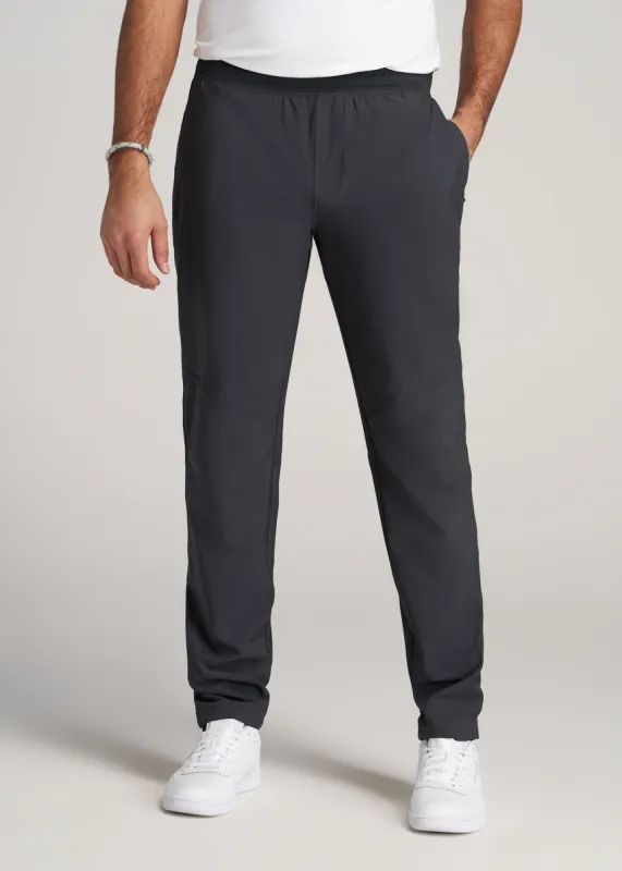 Men's Tall Stretch Woven Training Pant in Charcoal sold by American Tall