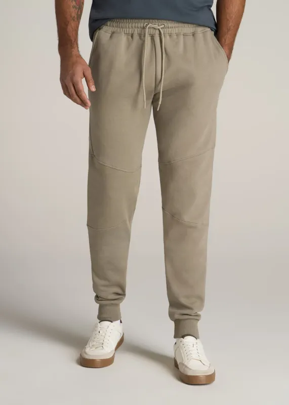 Wearever Fleece Joggers for Tall Men in Khaki sold by American Tall