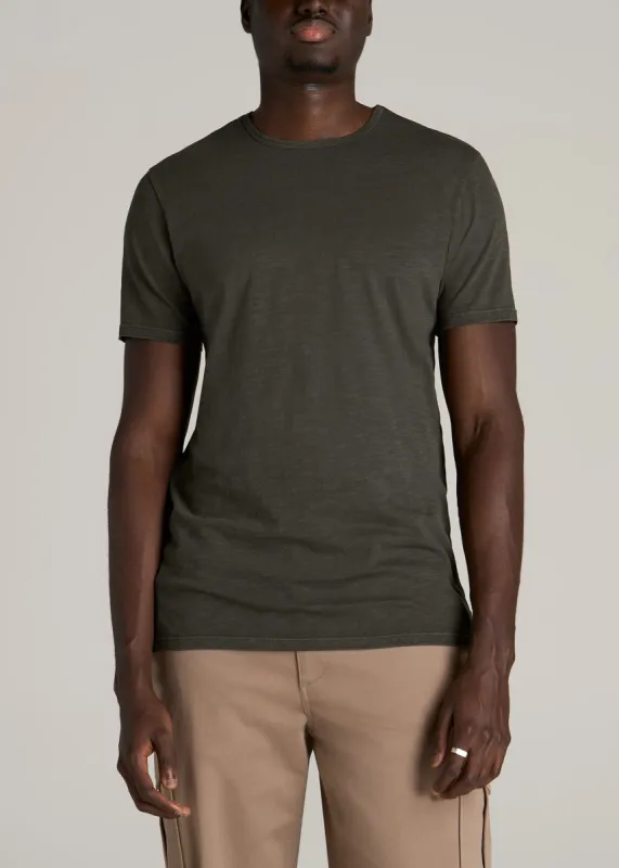 REGULAR-FIT Slub Tee in Hunter Green - Tall Men's Shirts sold by American Tall