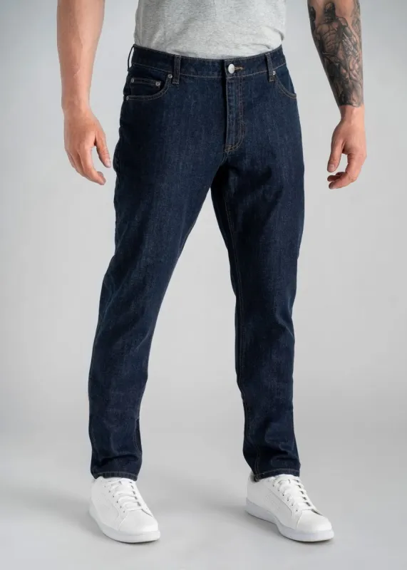 Carman TAPERED Jeans for Tall Men in Heritage Indigo sold by American Tall