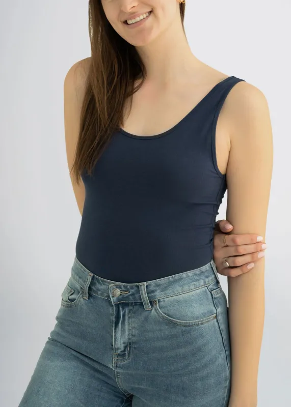 Bodysuit in Navy - Women's Tall Shirts sold by American Tall