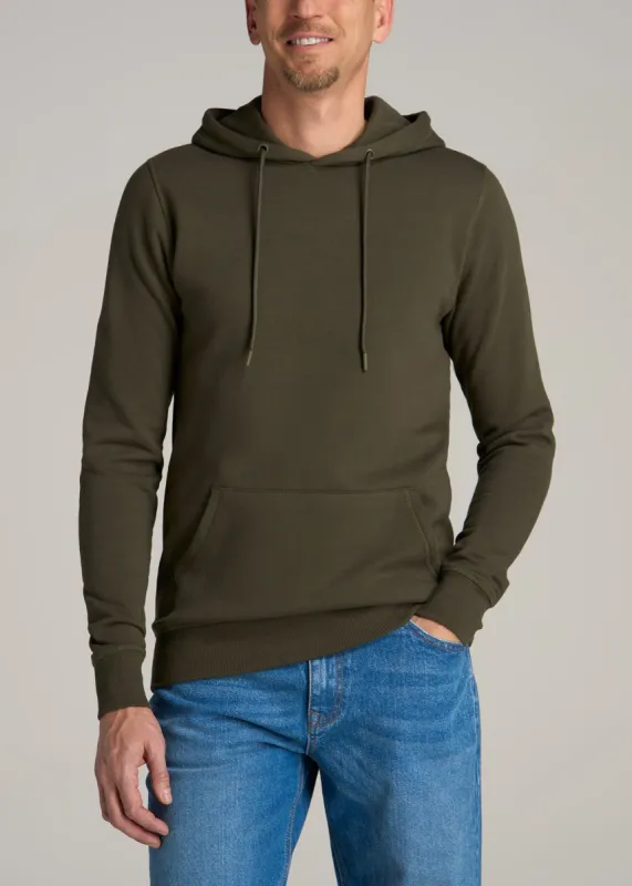 Wearever Fleece Pullover Men's Tall Hoodie in Camo Green sold by American Tall