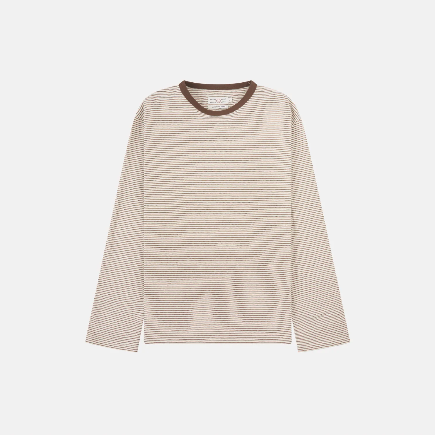 Another Orzel Another T-Shirt 3.0 JPN - Chocolate / Ecru Stripe sold by Orzel