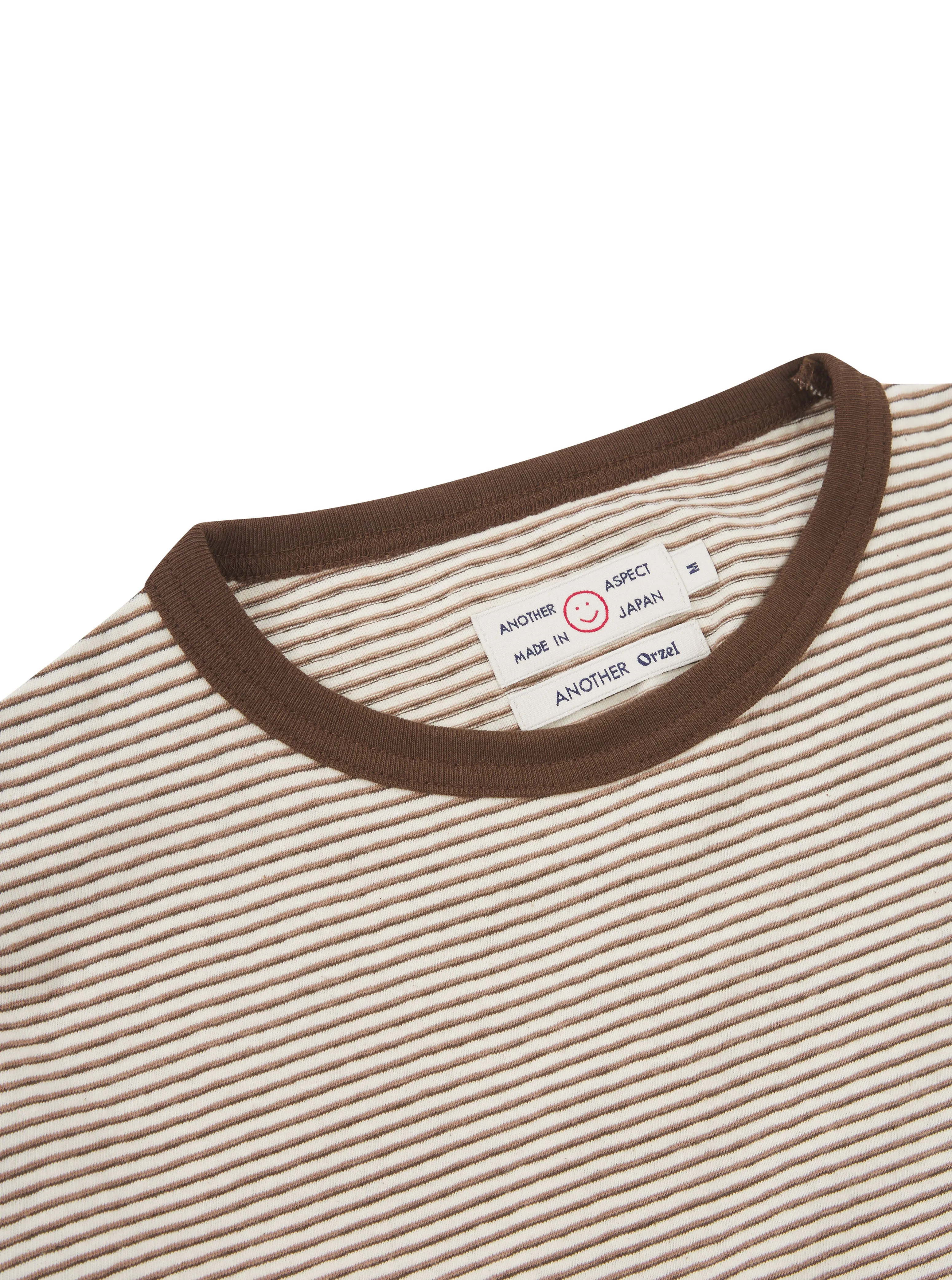 Another Orzel Another T-Shirt 3.0 JPN - Chocolate / Ecru Stripe sold by Orzel product image thumbnail 3