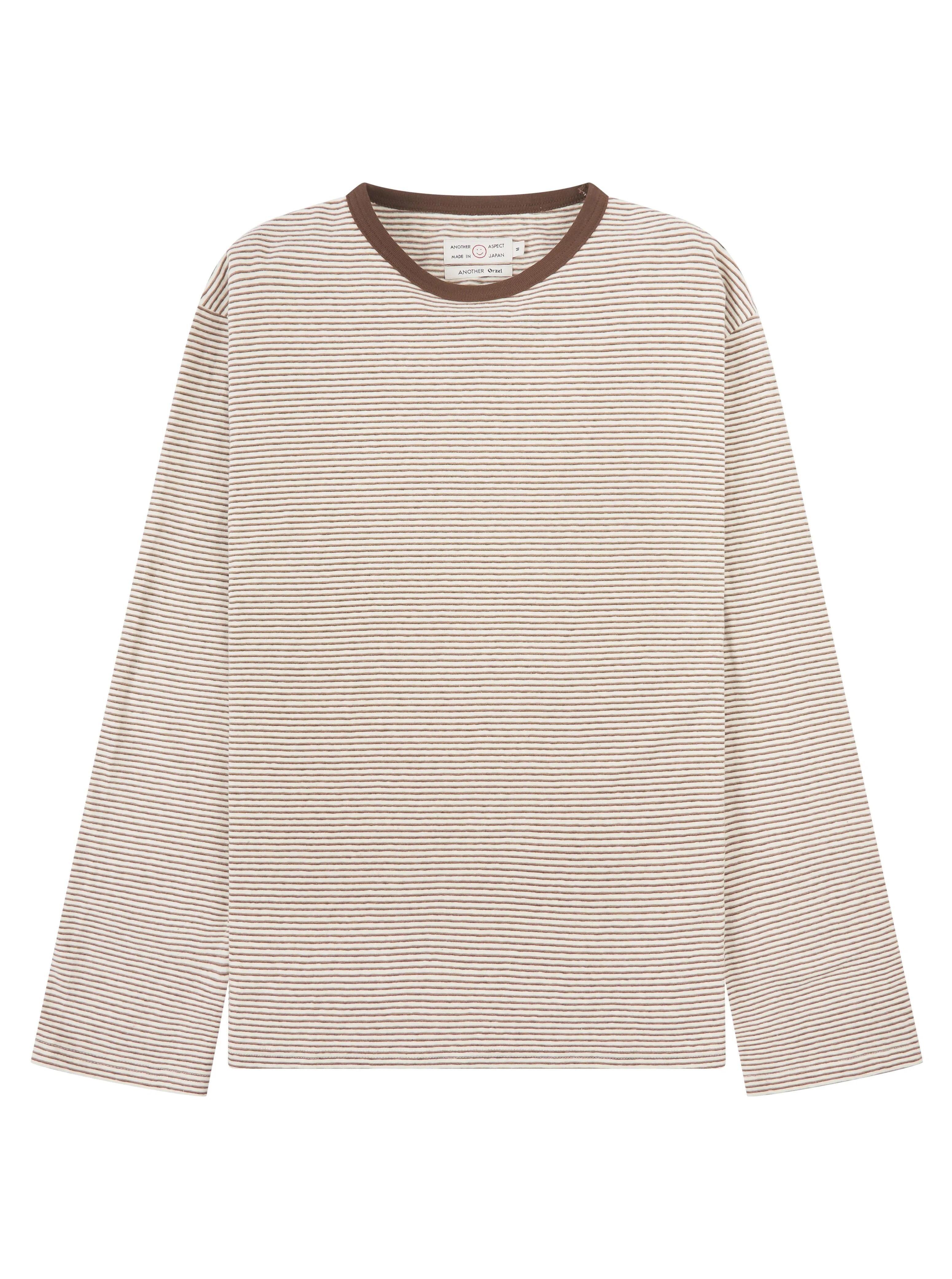 Another Orzel Another T-Shirt 3.0 JPN - Chocolate / Ecru Stripe sold by Orzel product image thumbnail 2