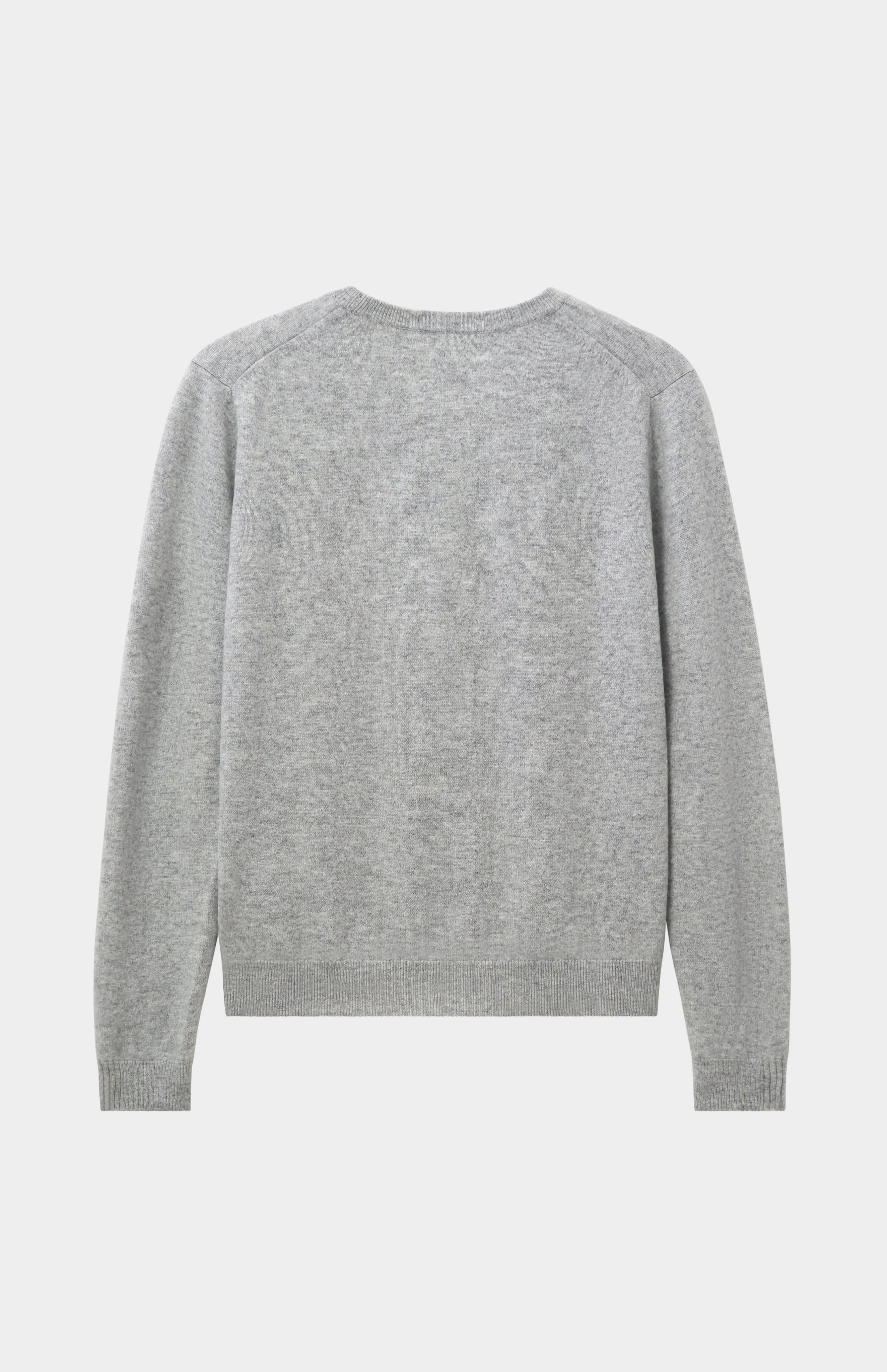 Womens Classic Round Neck Cashmere Jumper In Silver Melange sold by Pringle of Scotland product image thumbnail 3