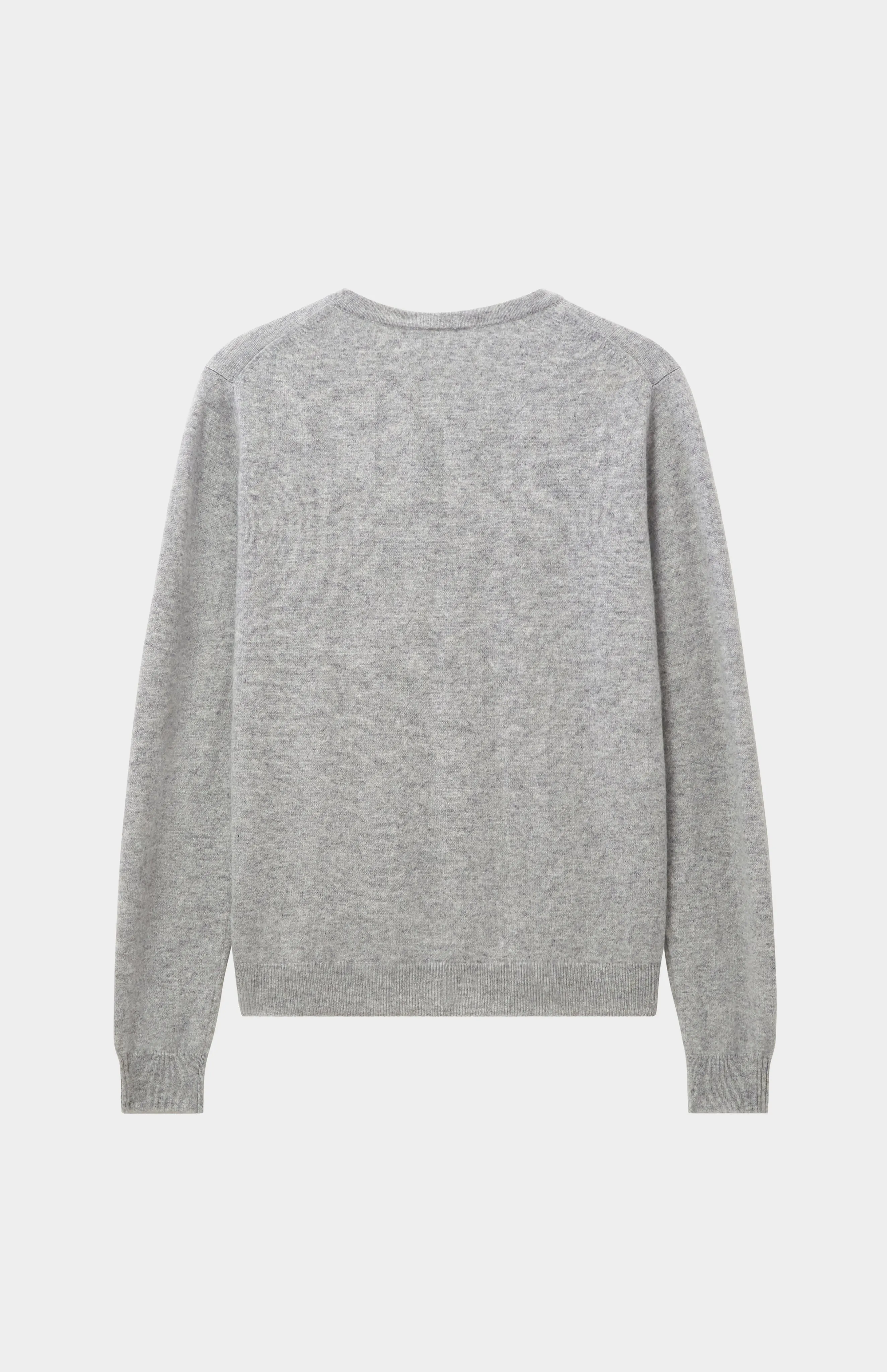 Womens Classic Round Neck Cashmere Cardigan In Silver Melange sold by Pringle of Scotland product image thumbnail 3