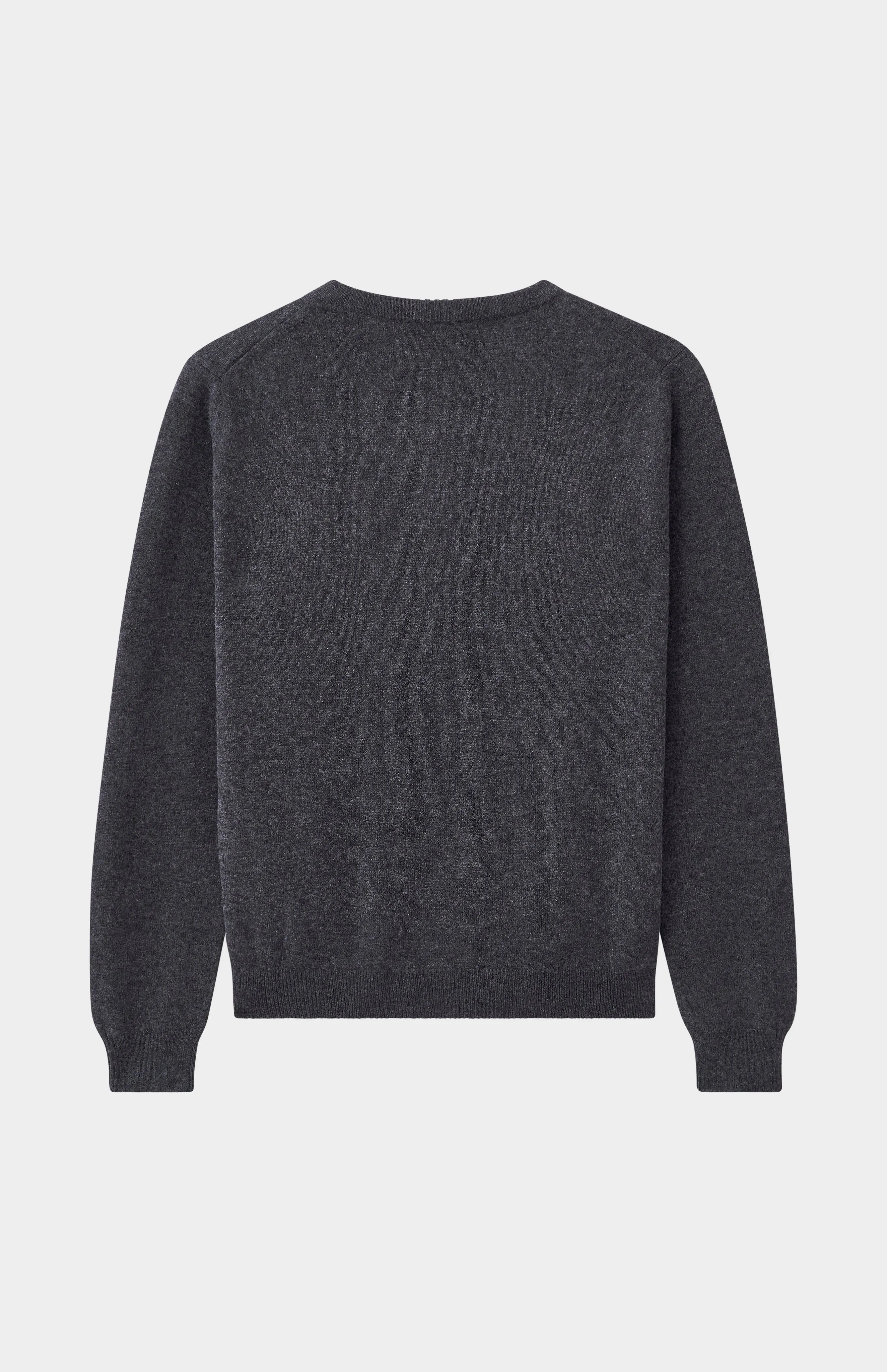 Womens Classic Round Neck Cashmere Cardigan In Charcoal sold by Pringle of Scotland product image thumbnail 3