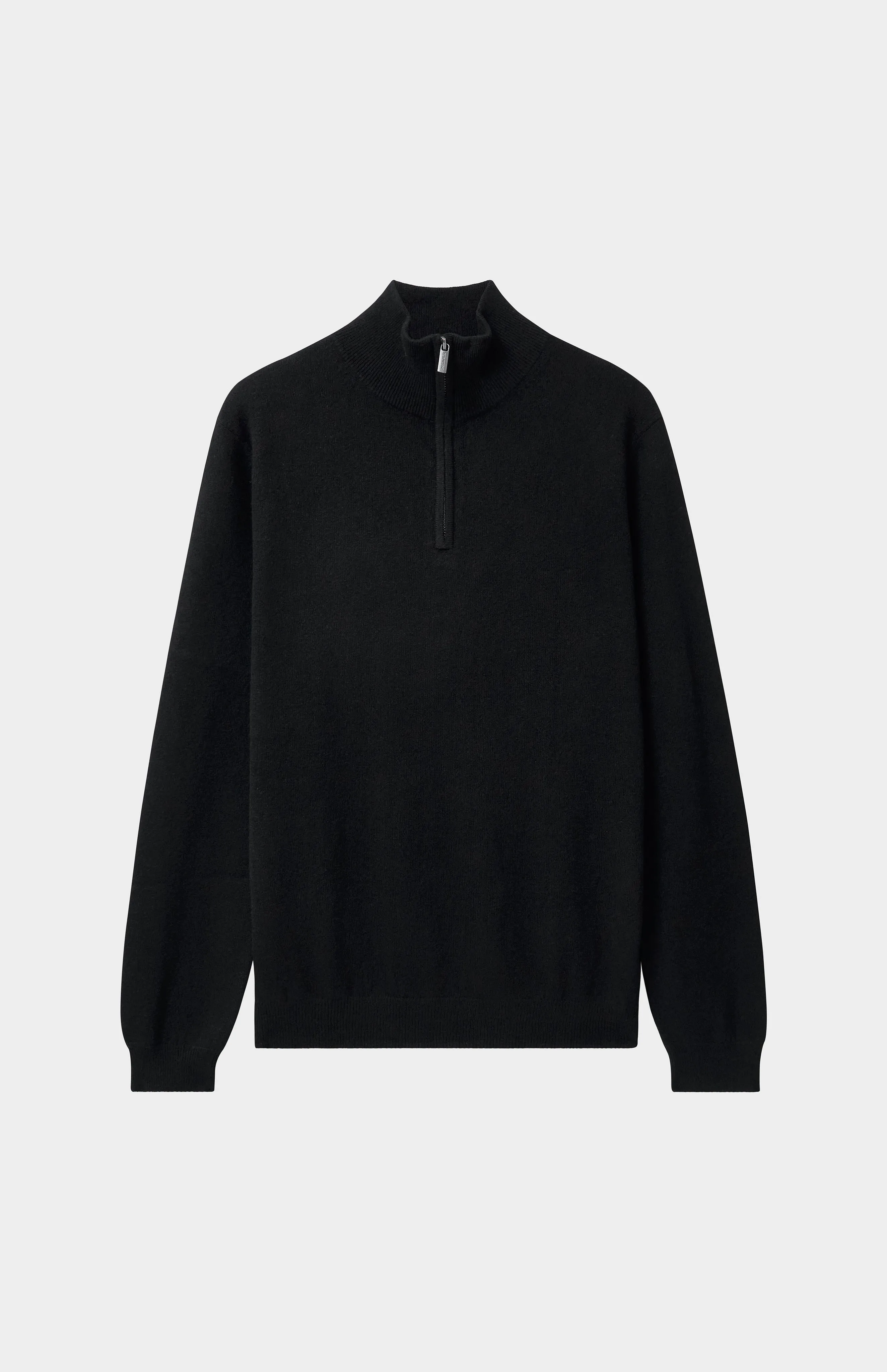 Men's Qtr Zip Cashmere Classic Jumper In Black sold by Pringle of Scotland product image thumbnail 2