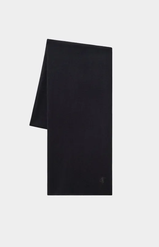Classic Cashmere Scarf In Black made by Pringle