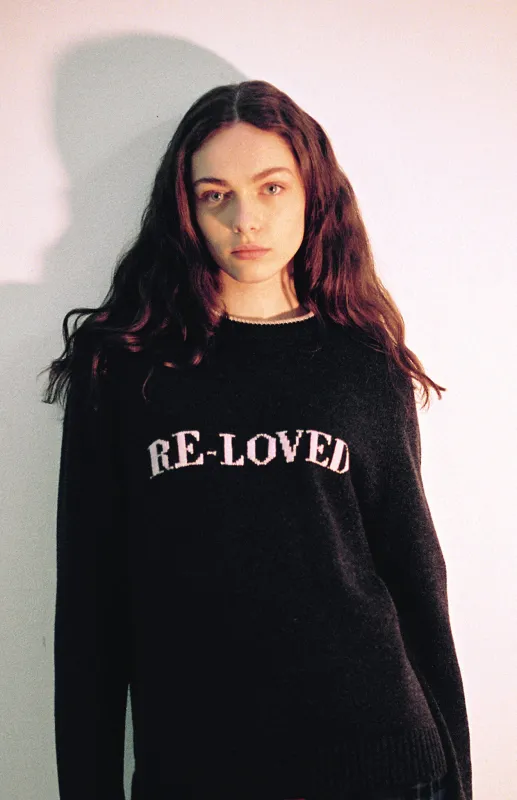 Re-loved Recycled Cashmere Jumper In Grey made by Pringle of Scotland