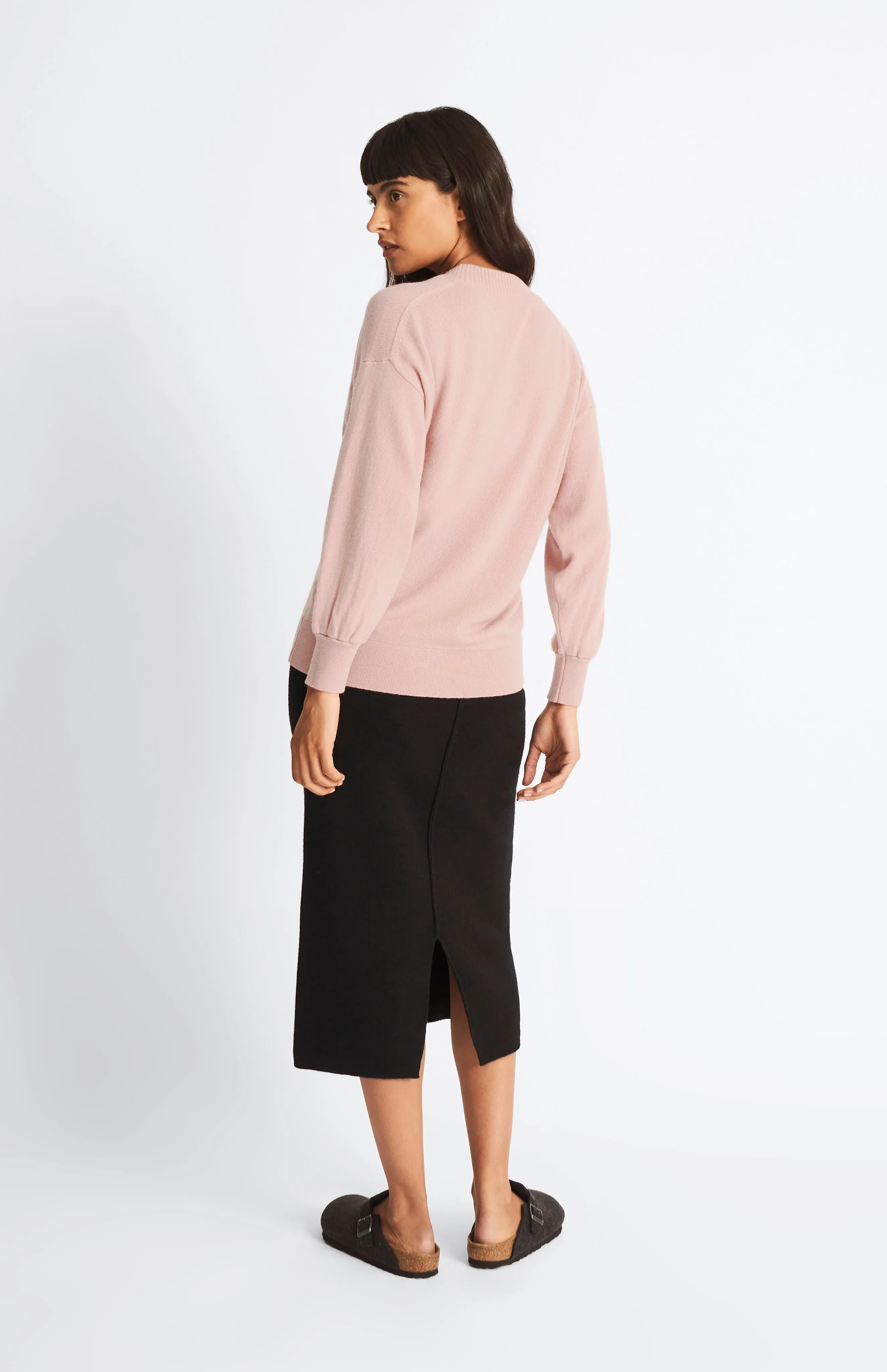 Cashmere Blend Pencil Skirt In Black sold by Pringle of Scotland product image thumbnail 3