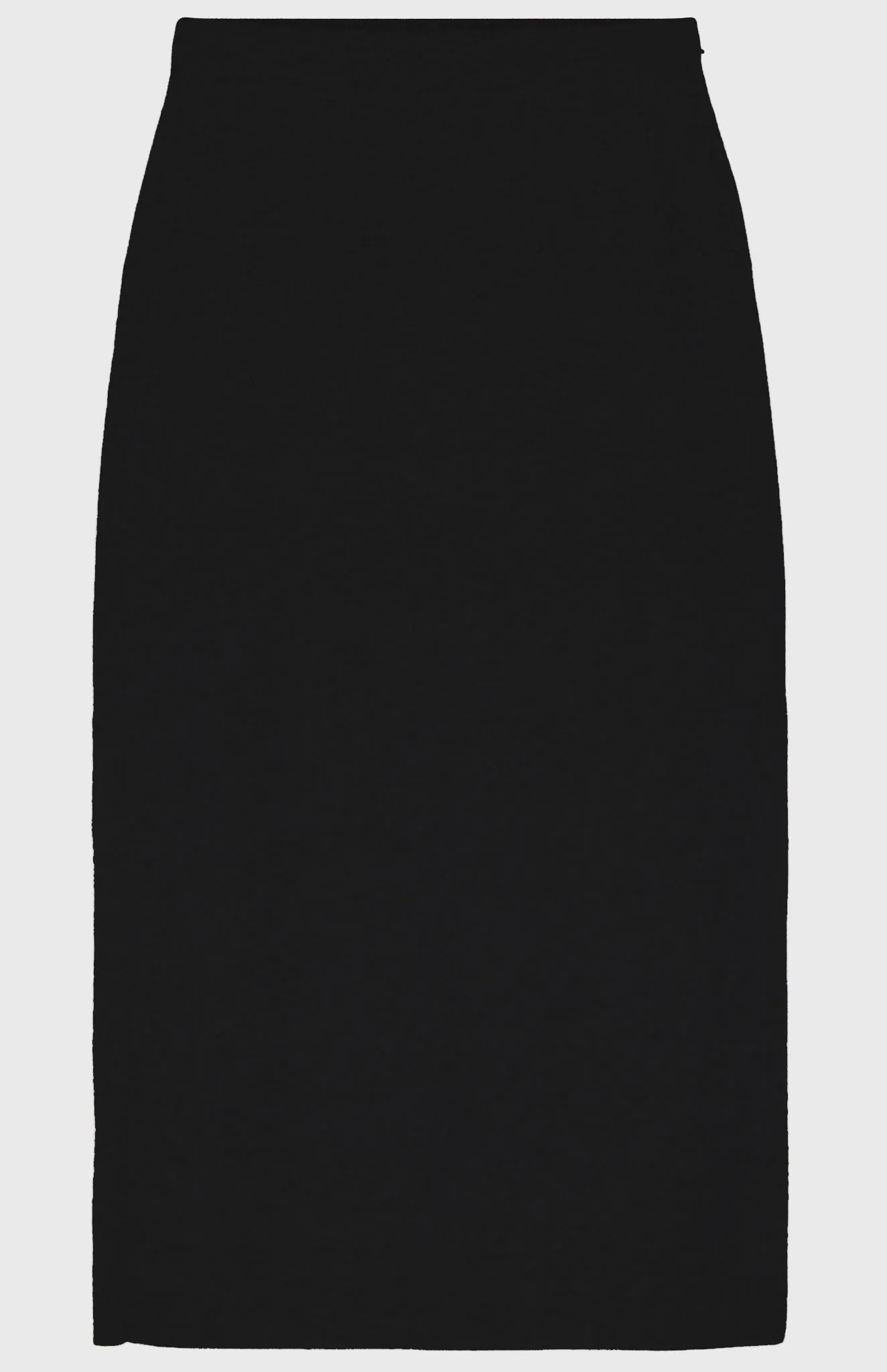 Long Relaxed Fit Skirt In Black sold by Pringle of Scotland product image thumbnail 2