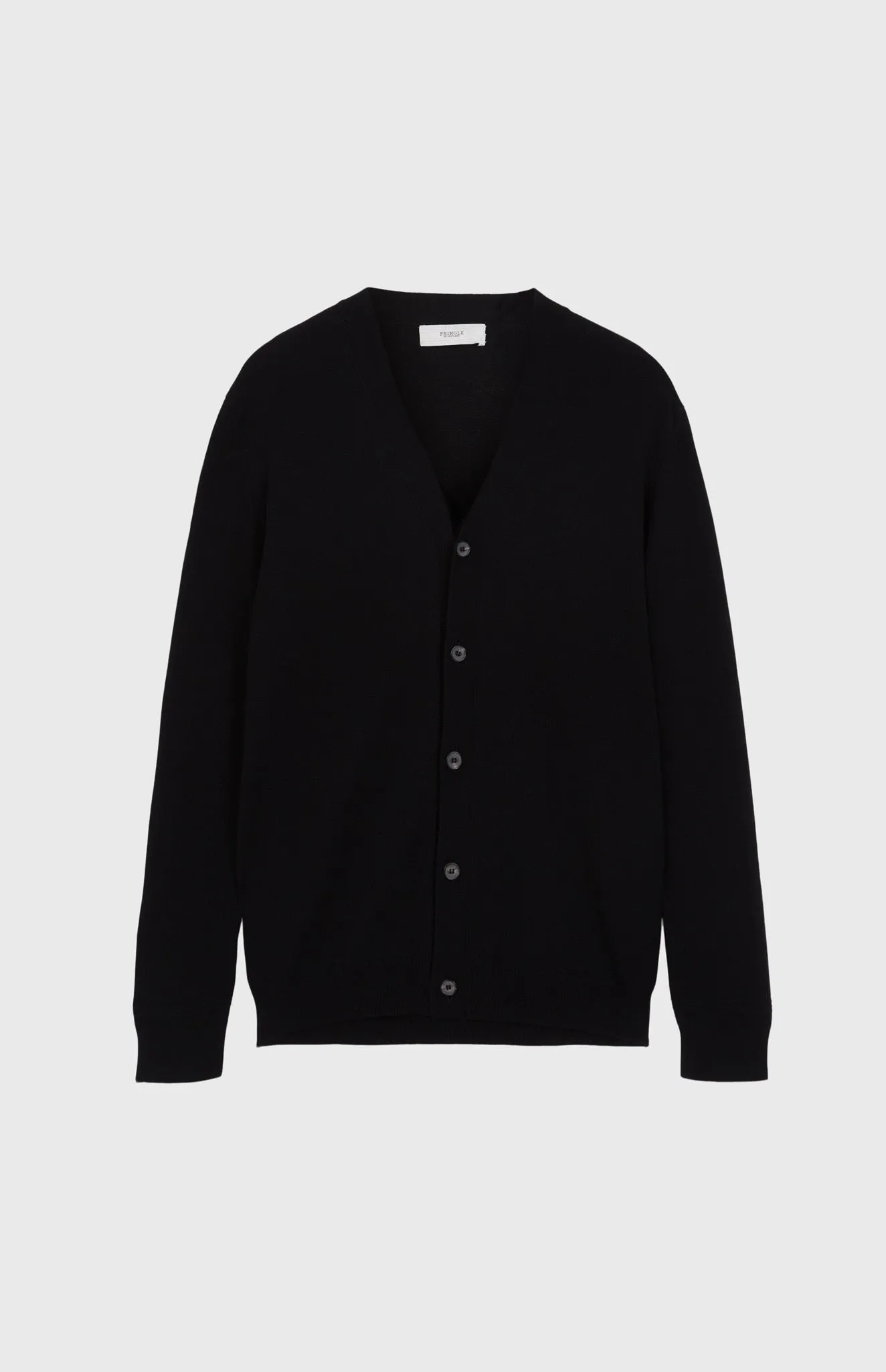 V Neck Cashmere Cardigan In Black sold by Pringle of Scotland product image thumbnail 4
