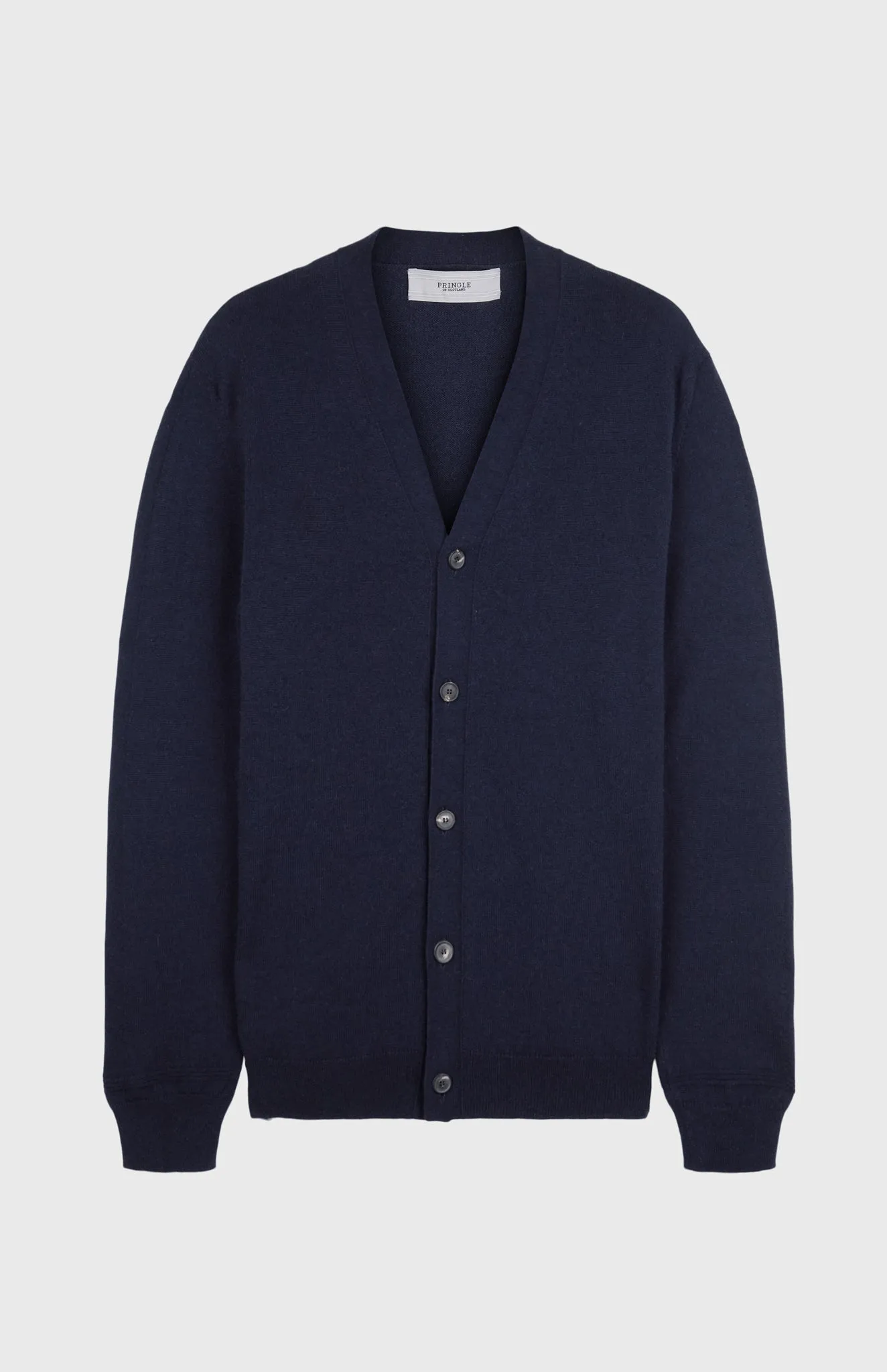 Men's Cashmere Cardigan In Navy sold by Pringle of Scotland product image thumbnail 2
