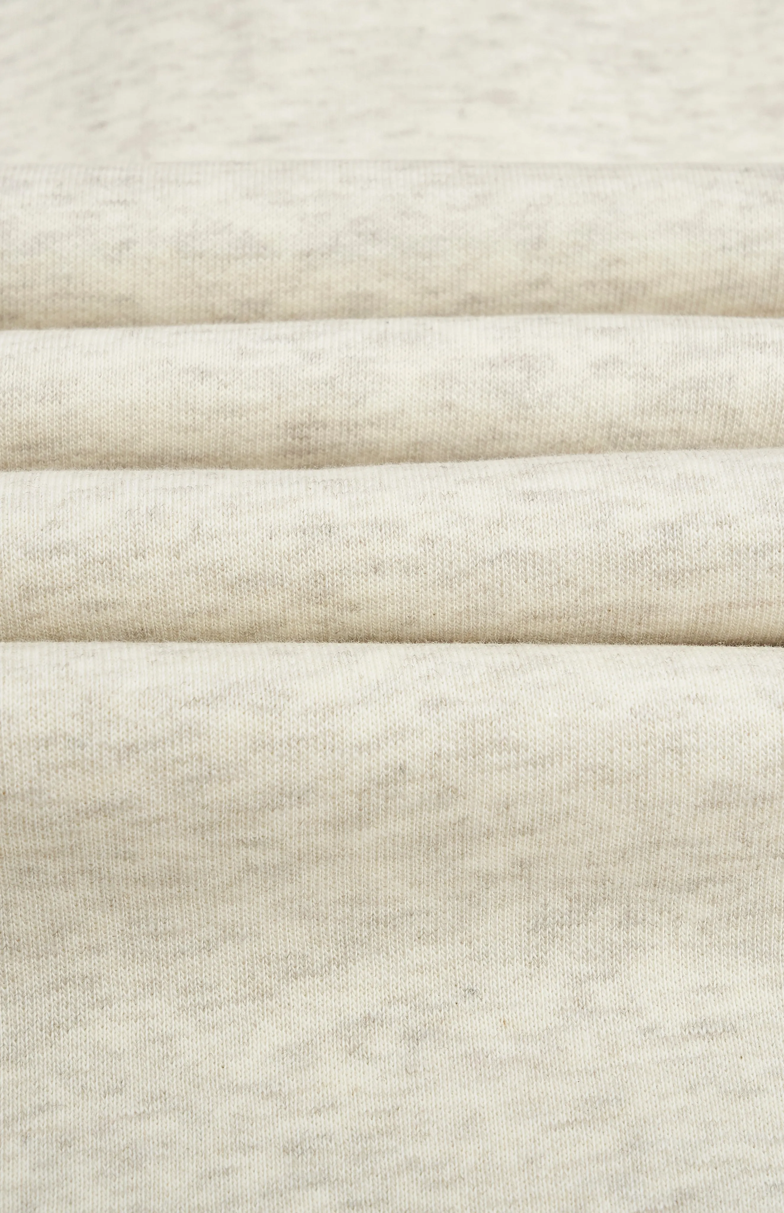 Men's Qtr Zip Track Jumper In Ecru Beige Melange sold by Pringle of Scotland product image thumbnail 4