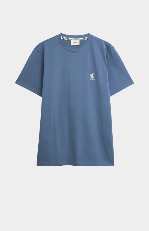 Men's Mid-weight Supima Cotton T-shirt In Blue made by Pringle