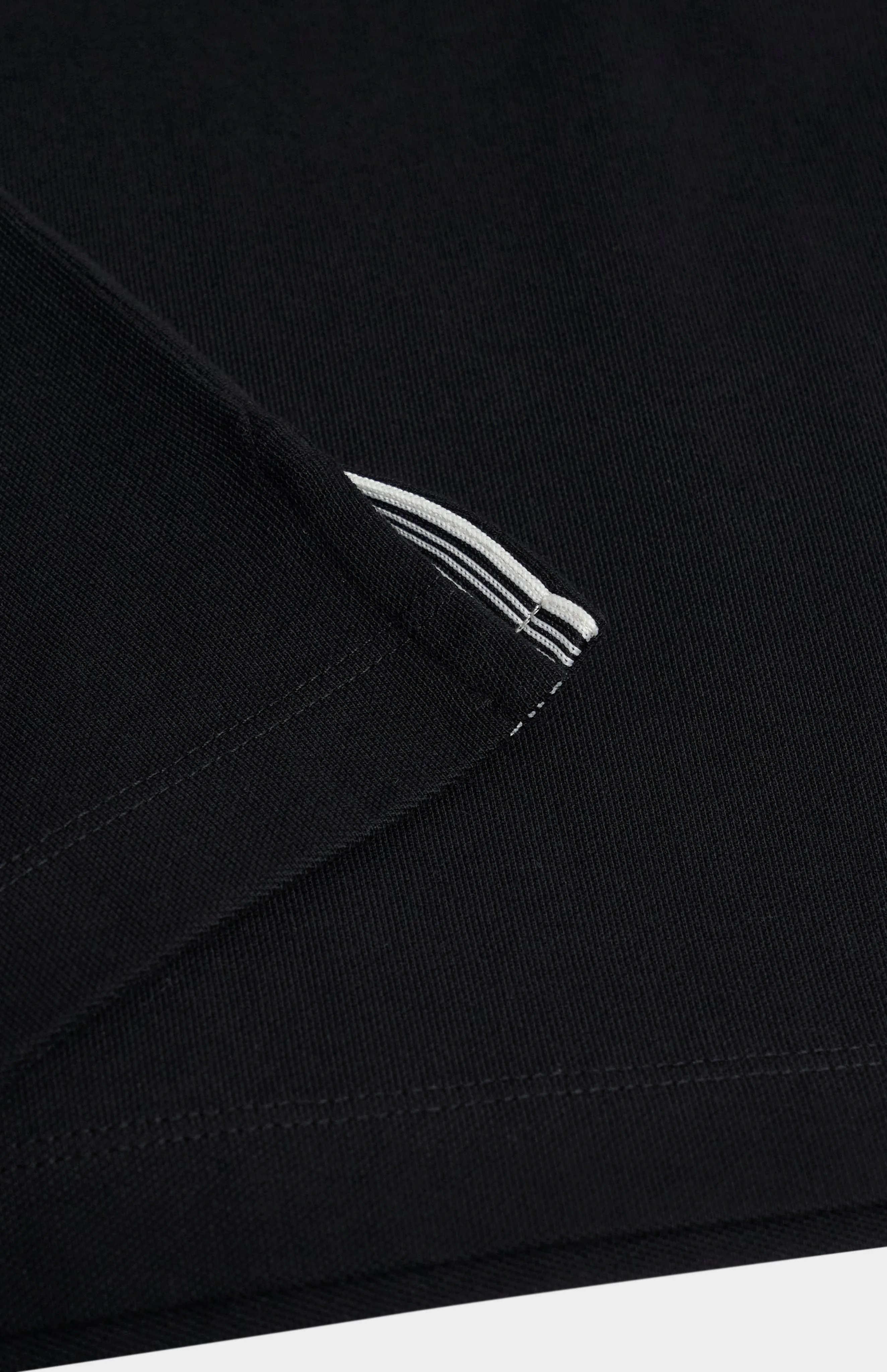 Men's Cotton Pique Polo Shirt In Black sold by Pringle of Scotland product image thumbnail 3