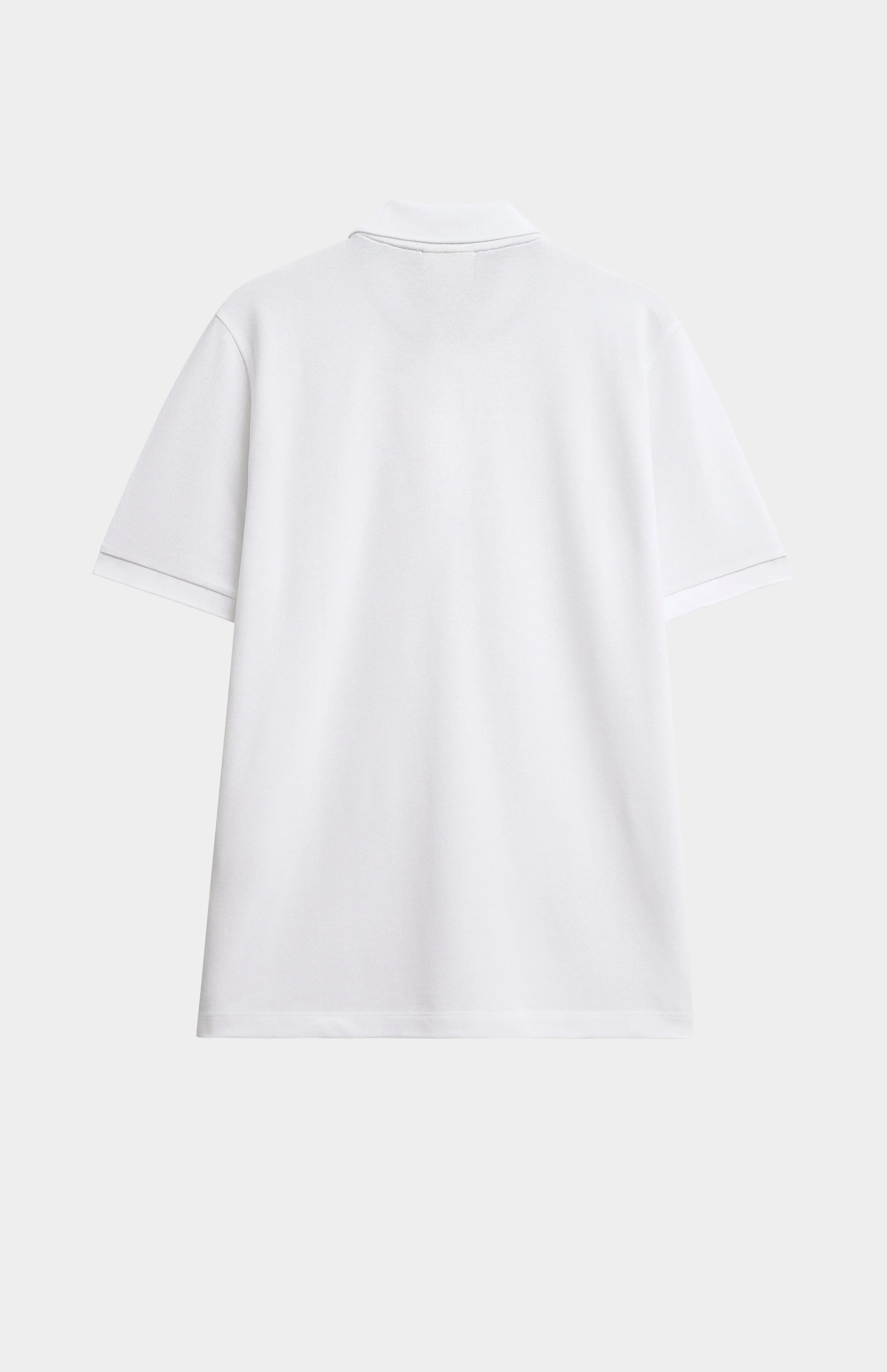 Men's Cotton Modal Pique Polo Shirt In White sold by Pringle of Scotland product image thumbnail 2