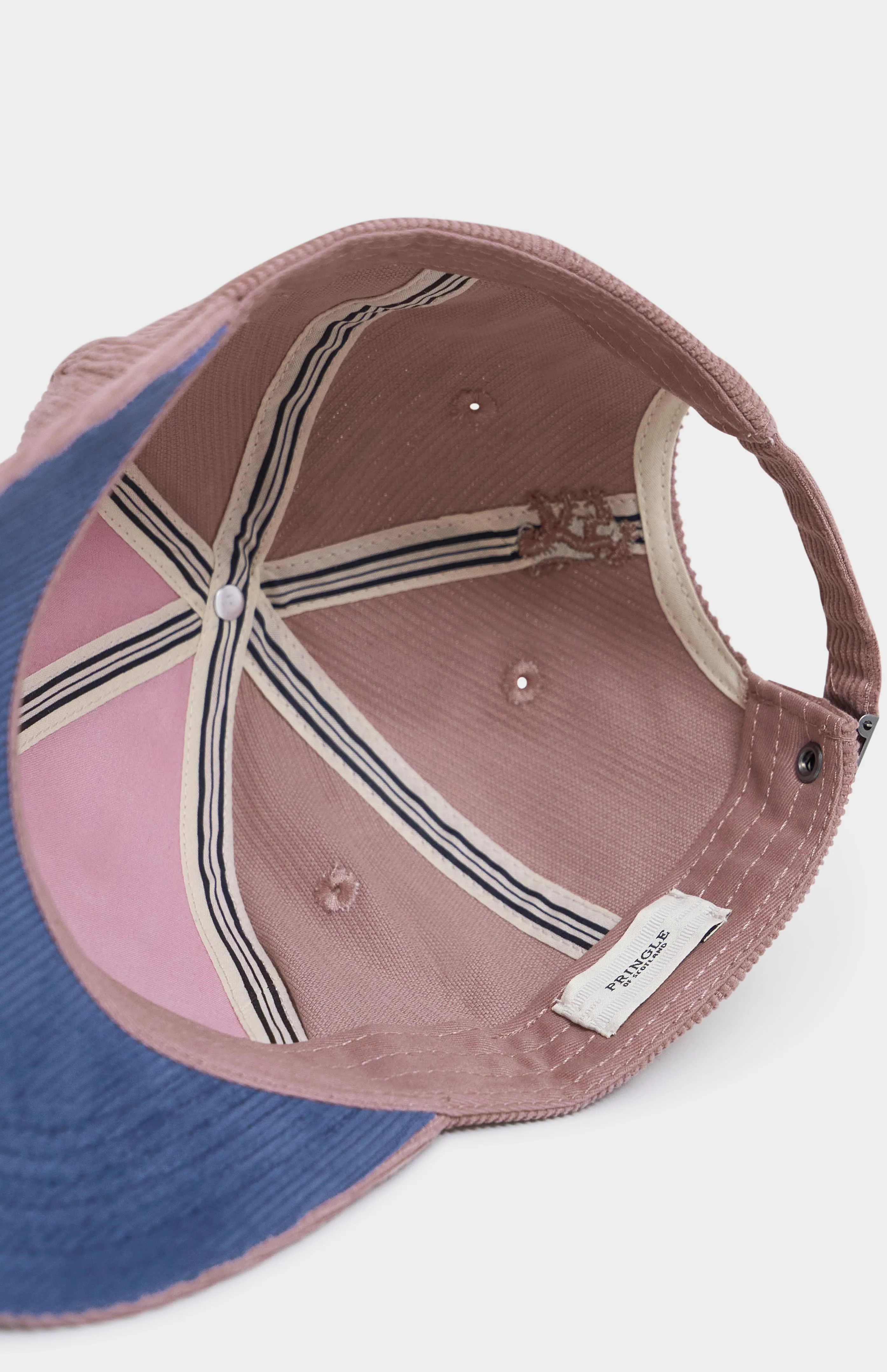Corduroy Cap In Dusty Pink sold by Pringle of Scotland product image thumbnail 4