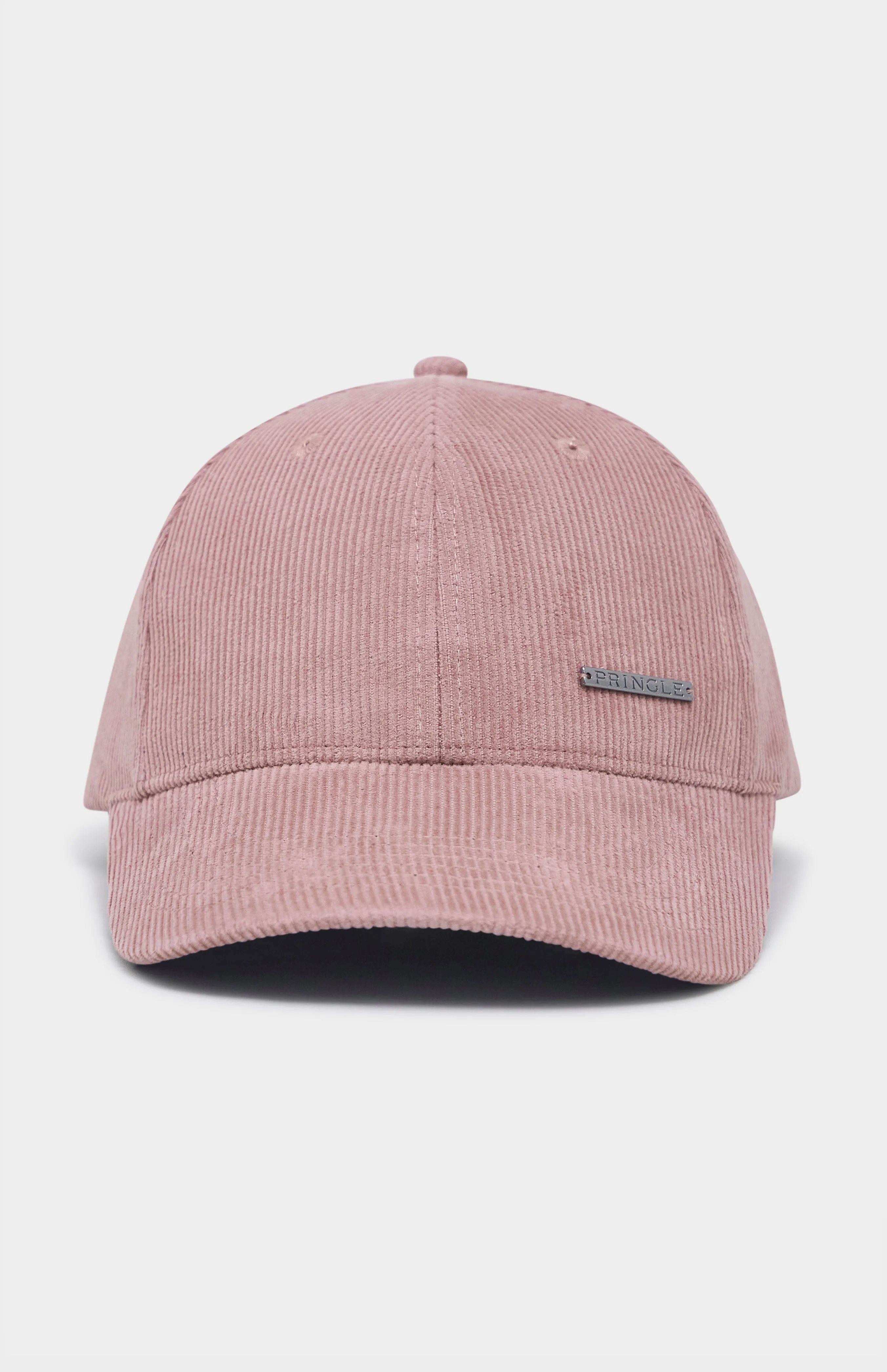 Corduroy Cap In Dusty Pink sold by Pringle of Scotland