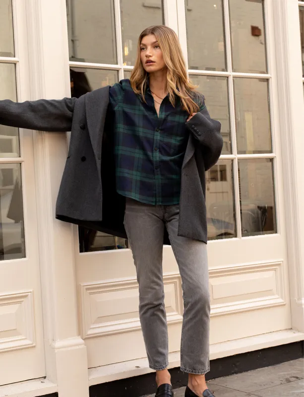 The Classic: Fine Brushed, Heritage Green Plaid sold by With Nothing Underneath
