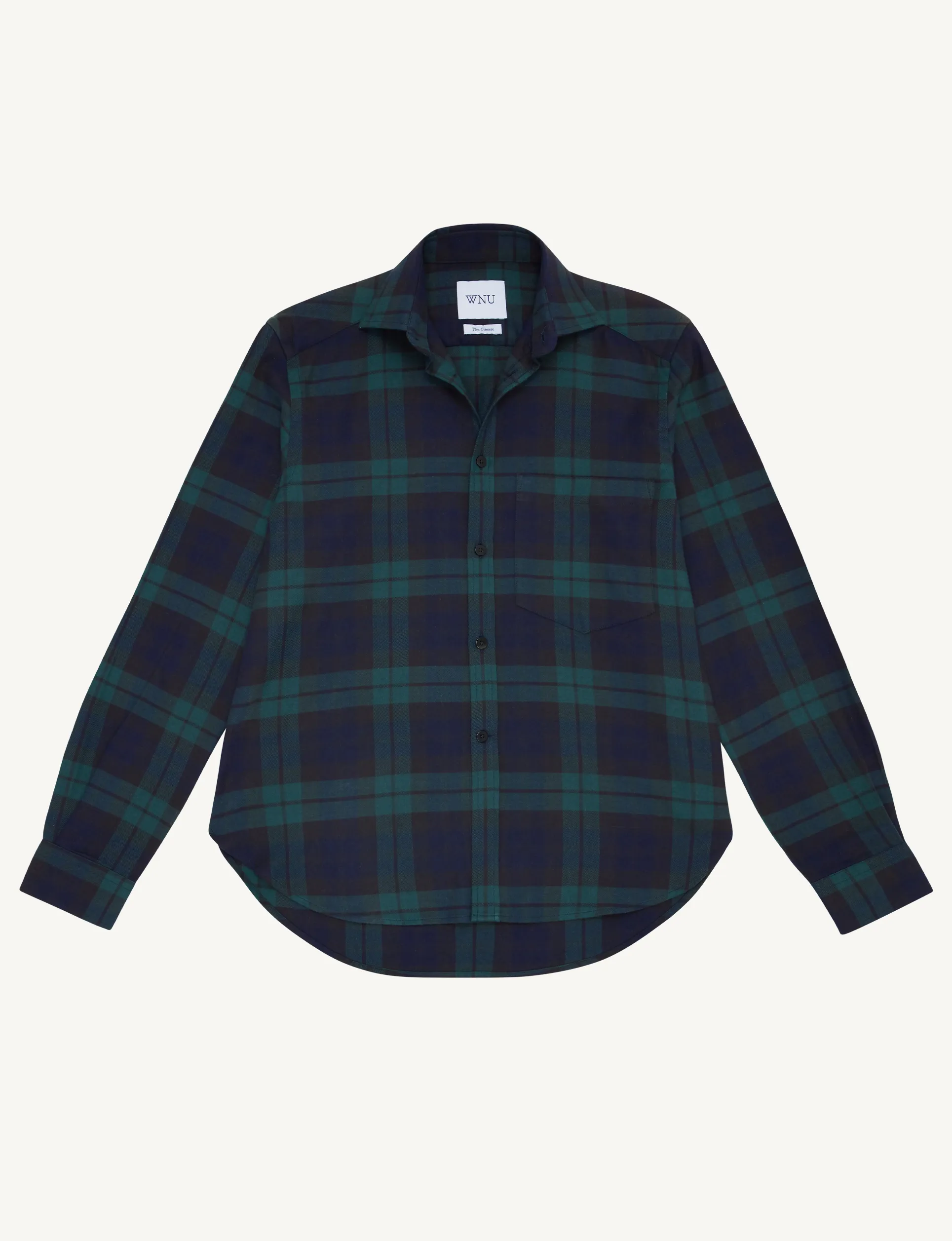 The Classic: Fine Brushed, Heritage Green Plaid sold by With Nothing Underneath product image thumbnail 3