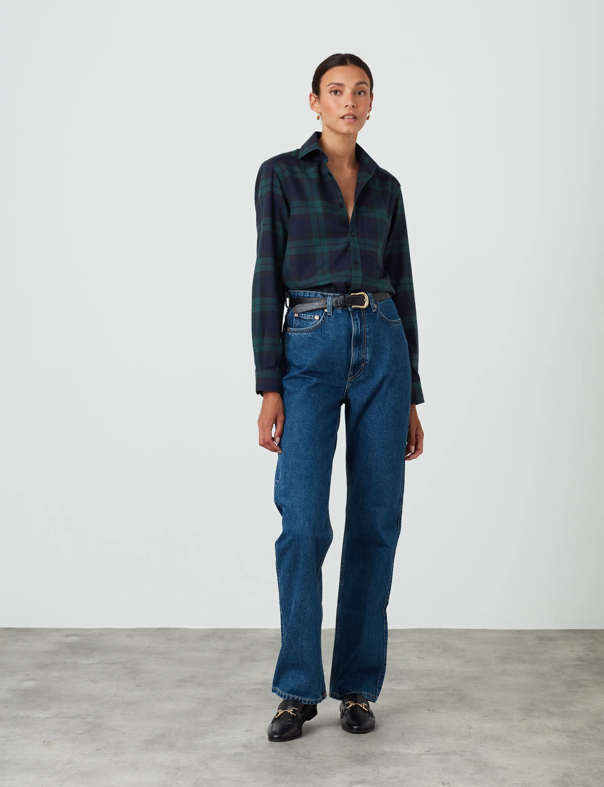 The Classic: Fine Brushed, Heritage Green Plaid sold by With Nothing Underneath product image thumbnail 4