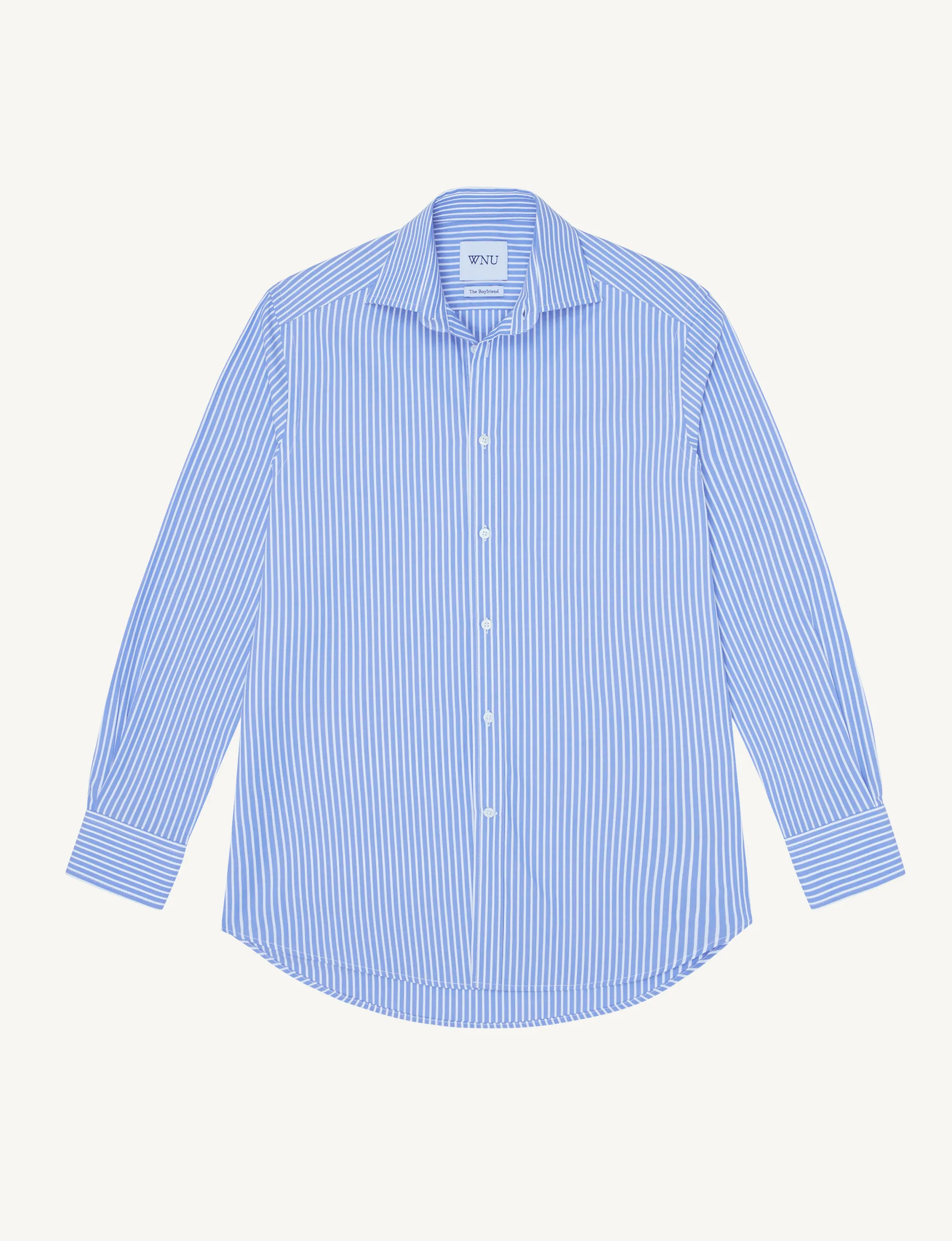 The Boyfriend: Fine Poplin, Inverted Pinstripe sold by With Nothing Underneath product image thumbnail 3