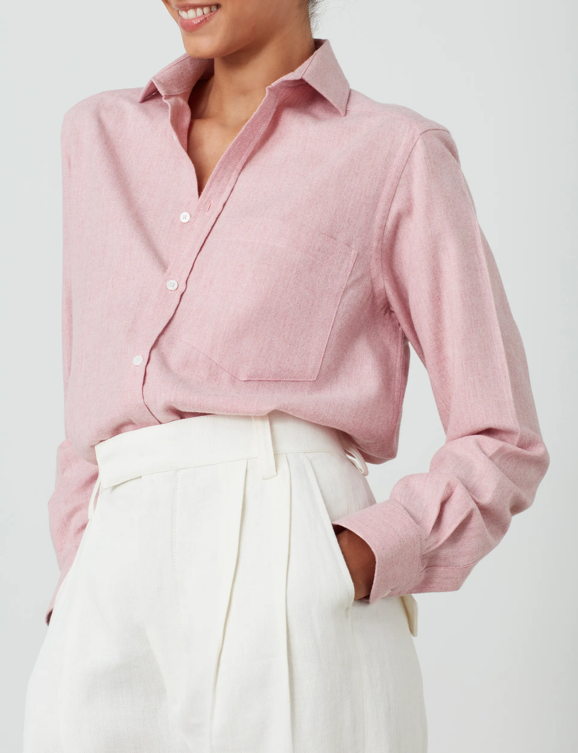 The Classic: Fine Brushed, Dusty Pink sold by With Nothing Underneath product image thumbnail 5