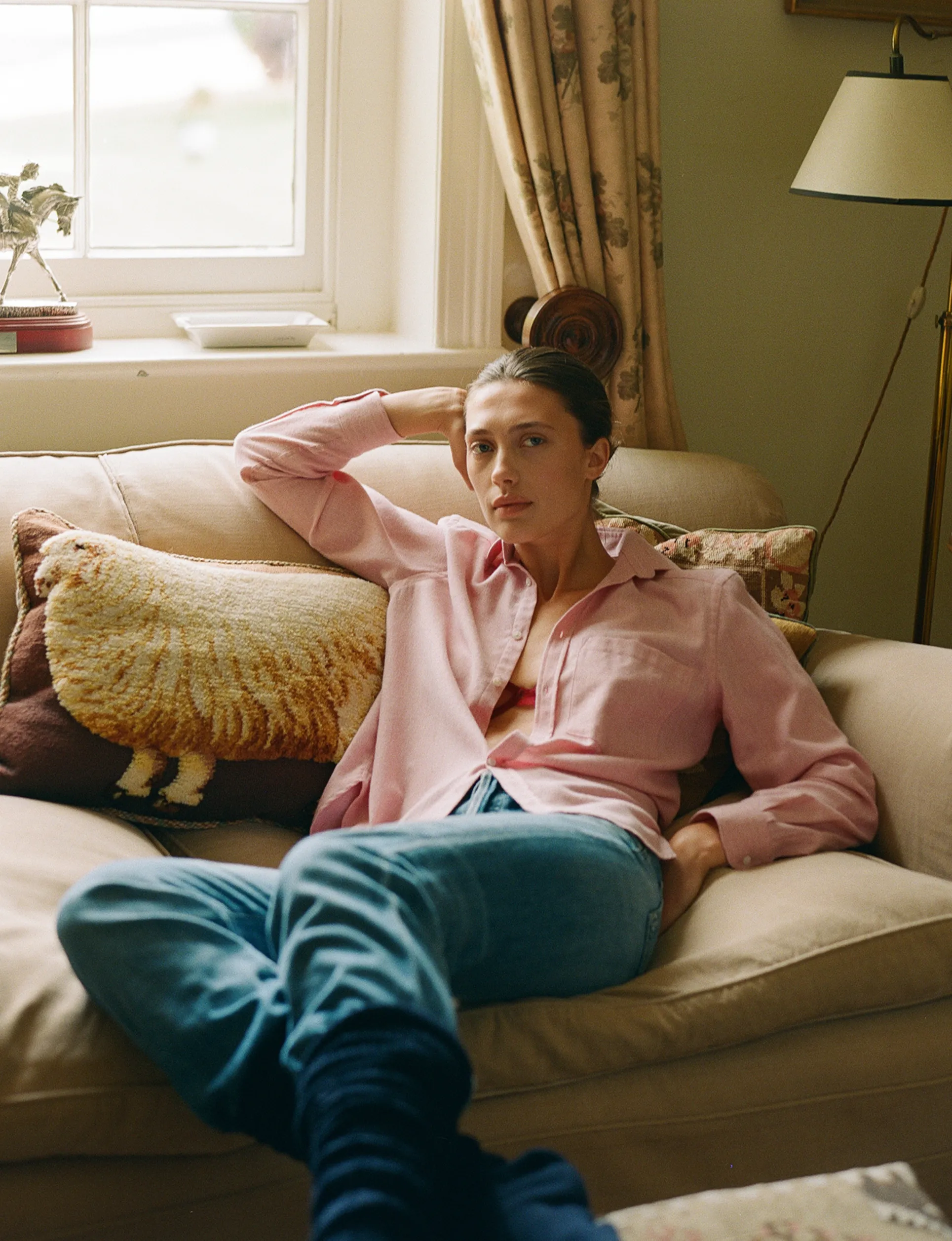 The Classic: Fine Brushed, Dusty Pink sold by With Nothing Underneath