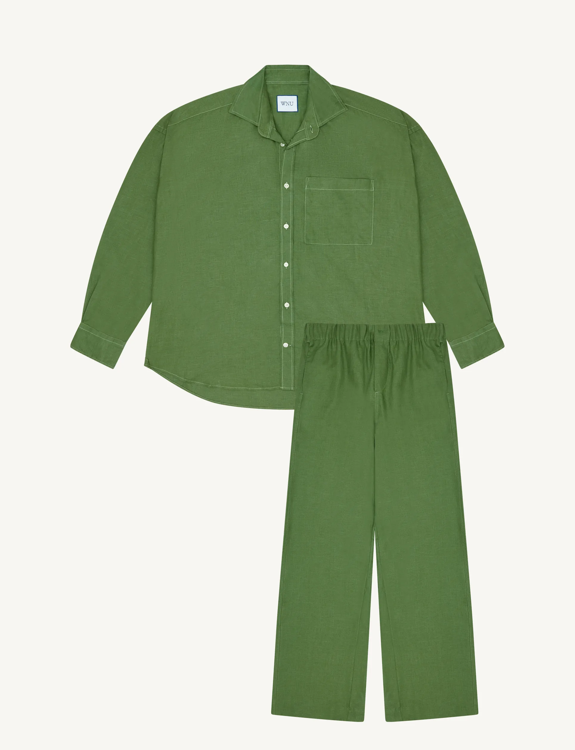The Palazzo Set: Hemp, Green sold by With Nothing Underneath product image thumbnail 2
