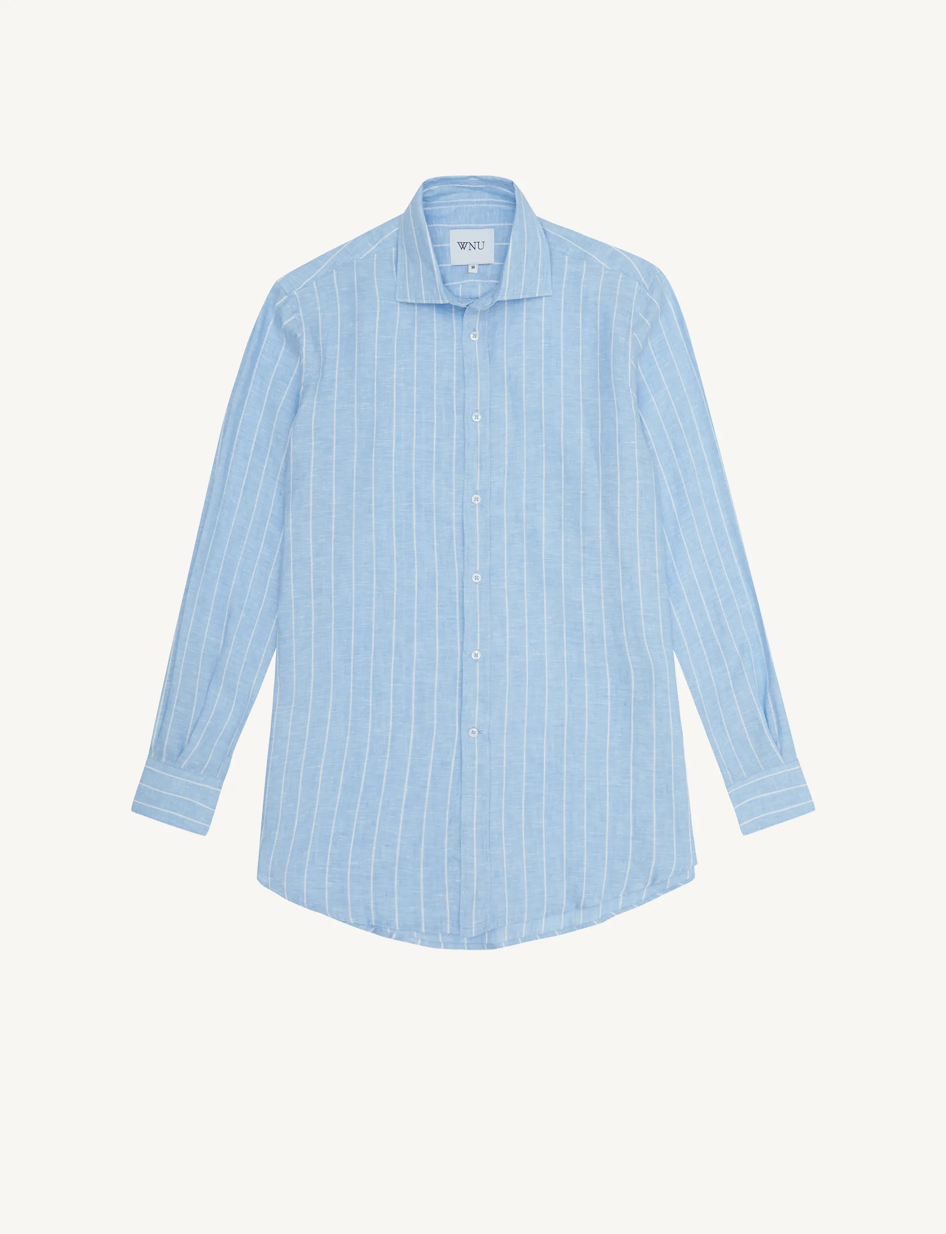 The Boyfriend: Linen, Sky Blue Stripe sold by With Nothing Underneath product image thumbnail 3