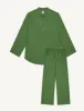 Harrods x WNU The Palazzo Set: Linen, Green sold by With Nothing Underneath