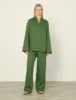 Harrods x WNU The Palazzo Set: Linen, Green sold by With Nothing Underneath