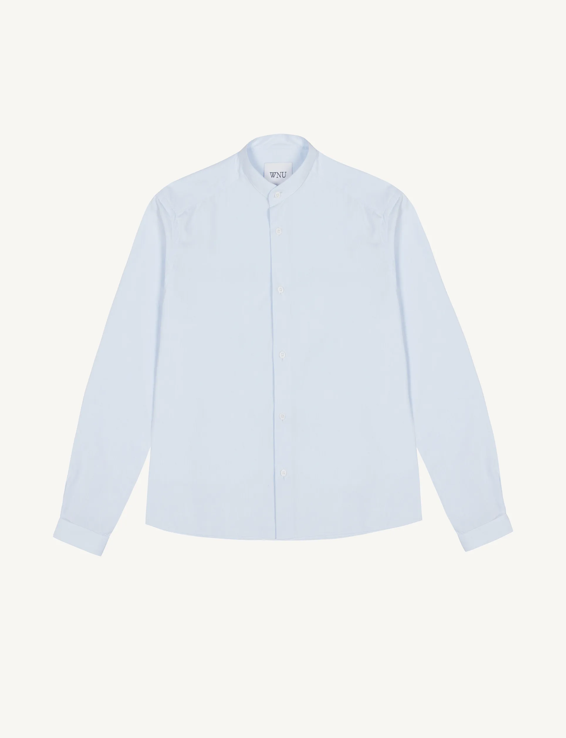 The Girlfriend Collarless: Poplin, Steel Blue sold by With Nothing Underneath product image thumbnail 2